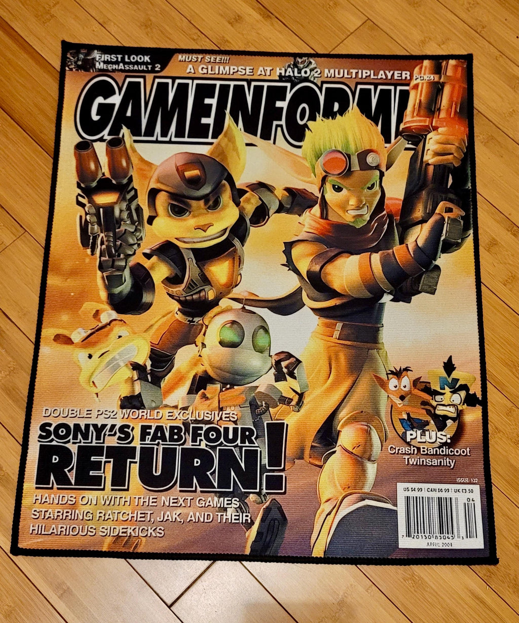 Custom Gamer Magazine Rug