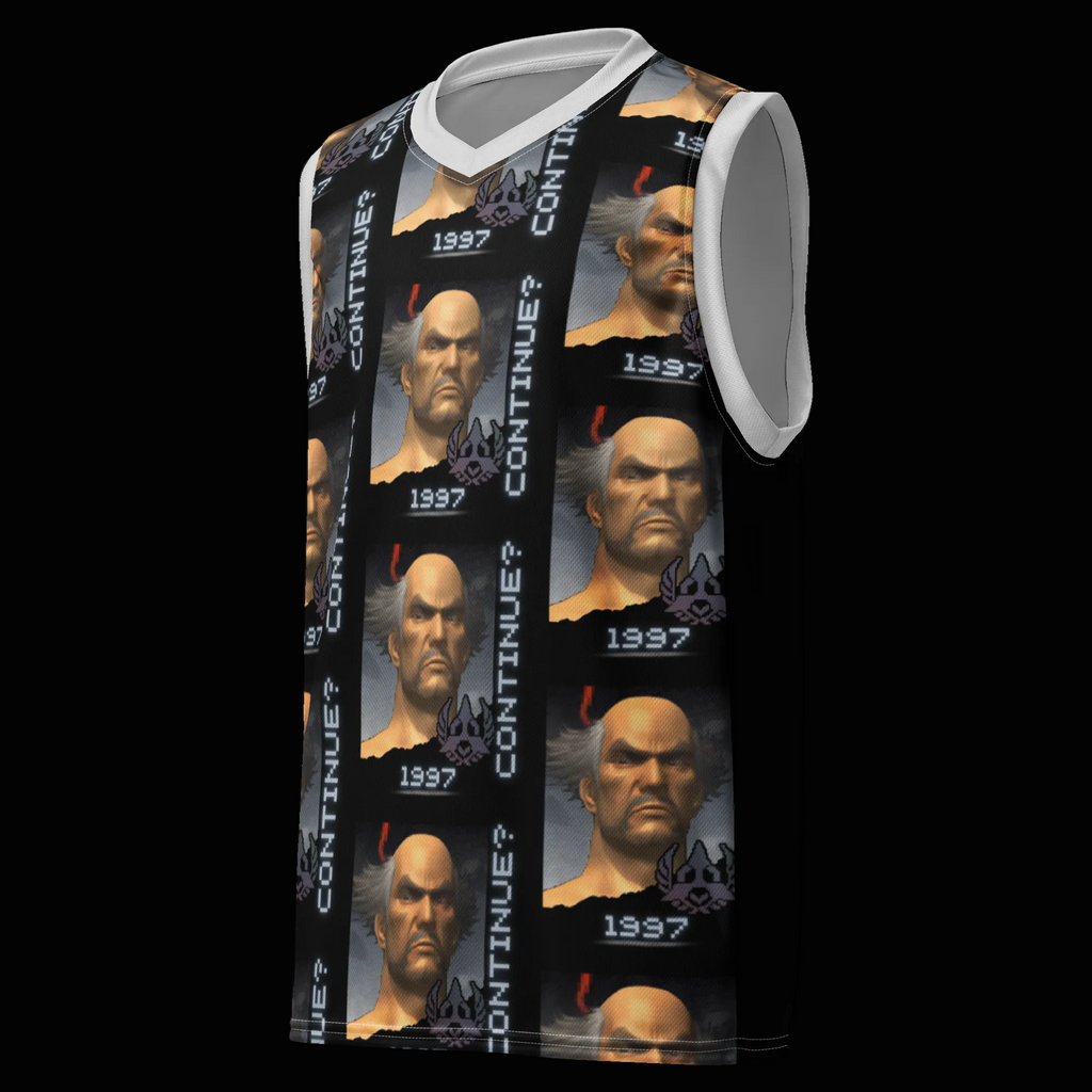 CONTINUE? Heihachi All Over Print Basketball Jersey