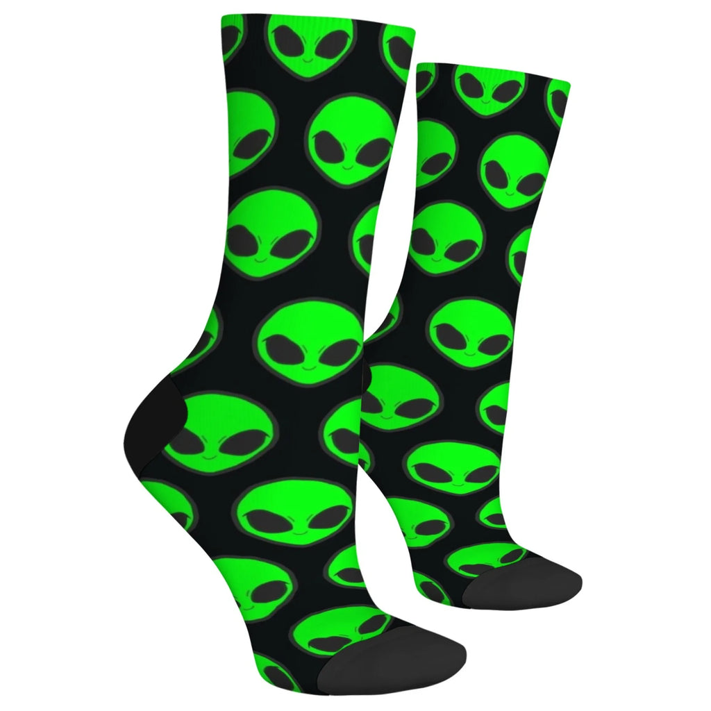 Alien Face Style All Over Print Socks