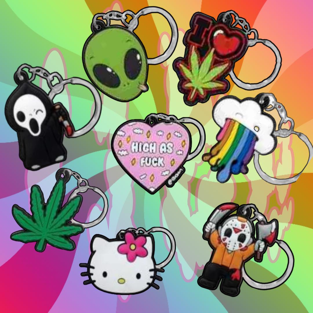 2D Character Keychains