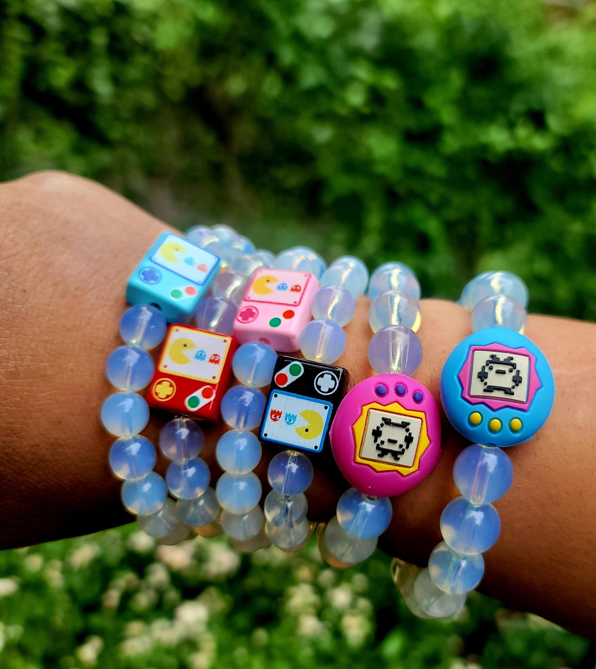 CustomGamer Nostagia Beaded Stretch Bracelet