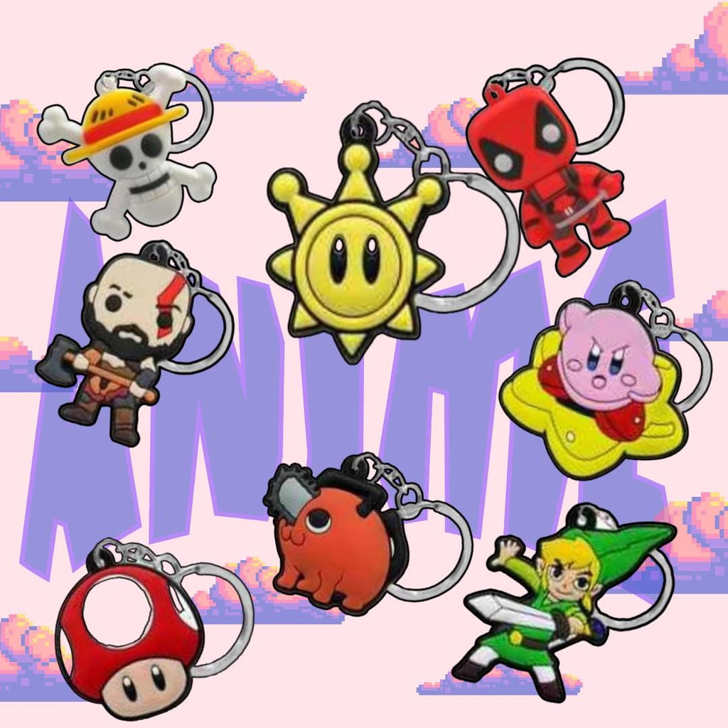 2D Character Keychains