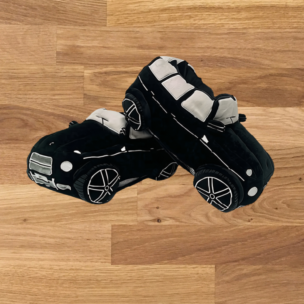 Unisex Car Plush Slippers