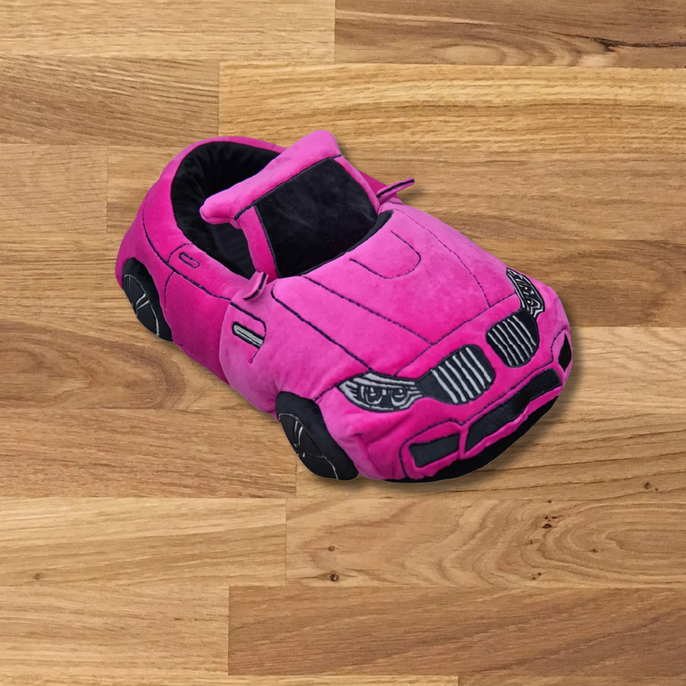Unisex Car Plush Slippers