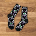Toon Space Alien Men All Over Print  Socks