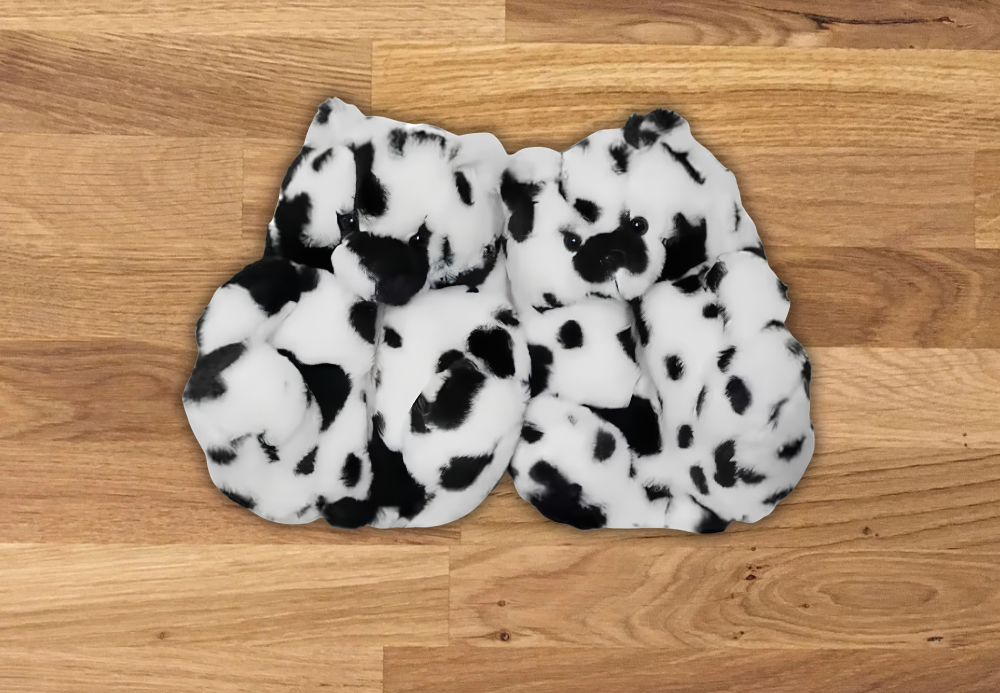 Teddy Bear Plush Slippers