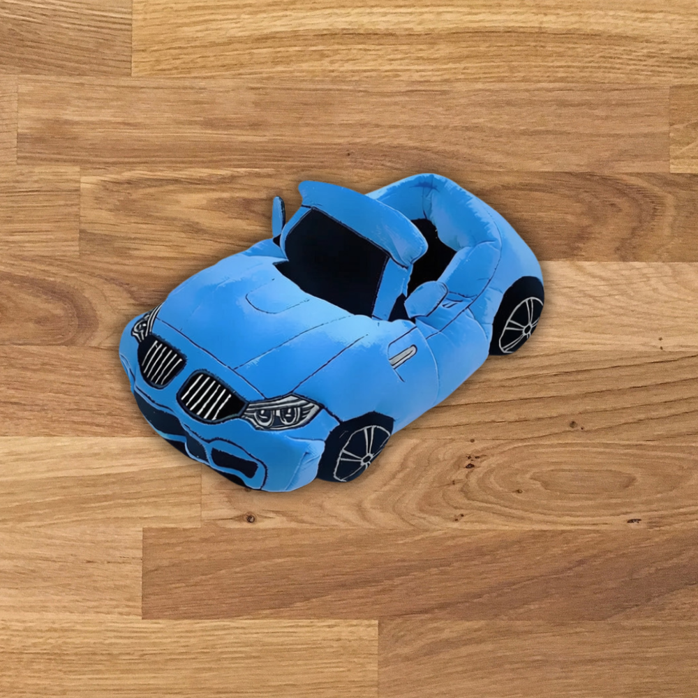 Unisex Car Plush Slippers
