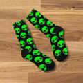 Alien Face Style All Over Print Socks